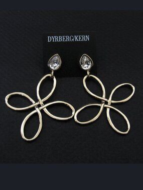 New Dyrberg/Kern Marise Swarovski Crystal earrings